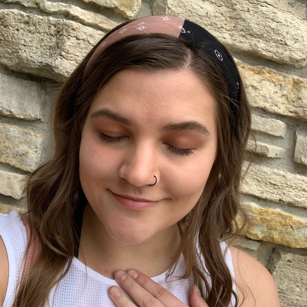 Two Toned Bandana Scarf